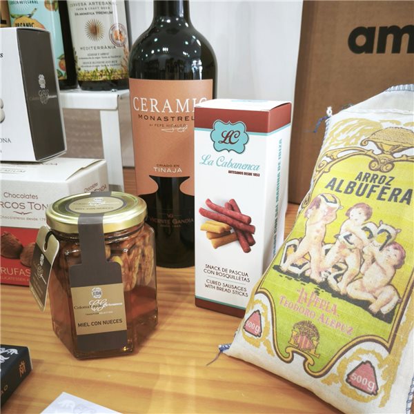 Boîte gastronomique "Valencia exquise"-trasera