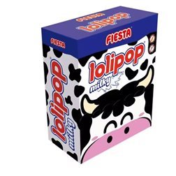Milky Lollipop Box of 100 Units