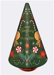 Caja Musical Árbol Navideño con Bastones de Caramelo y Galletas – 250 g- Unidades Limitadas-