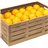 Caja plegable retornable efecto madera 60x40x21 cm-detalle