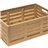 Caja plegable retornable efecto madera 60x40x21 cm