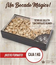 Caja Setitas de chocolate blanco 1 kilo