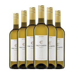 Cal y Canto Verdejo Vino de la Tierra de Castilla 75 cl Tapón de Rosca Vino Blanco (Caja de 6 unidades)