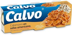 Calamares en Salsa Americana Calvo: pack de 3.