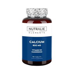 Kalzium mit Magnesium und Vitamin D 800 mg, 90 Tabletten von Nutralie.