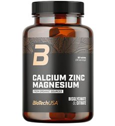 Calcium Zinc Magnesium Organic Sources 90 Tab