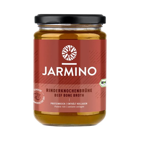 Organic veal bone broth 350ml Jarmino-detalle