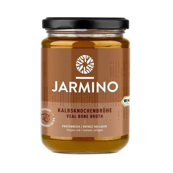 Veal Bone Broth BIO 350ml Jarmino-detalle