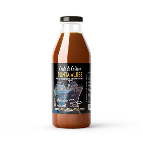 Caldo de Pescado Gourmet, Punta Aljibe 1L-detalle