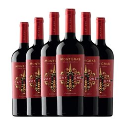 Camino Isla de Yáquil. MontGras Day One Carmenère 75 cl Vino Tinto (Caja de 6 unidades)