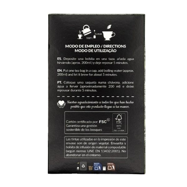 Infusion Bio de Camomille Massala 20 filtres Artemis-lateral