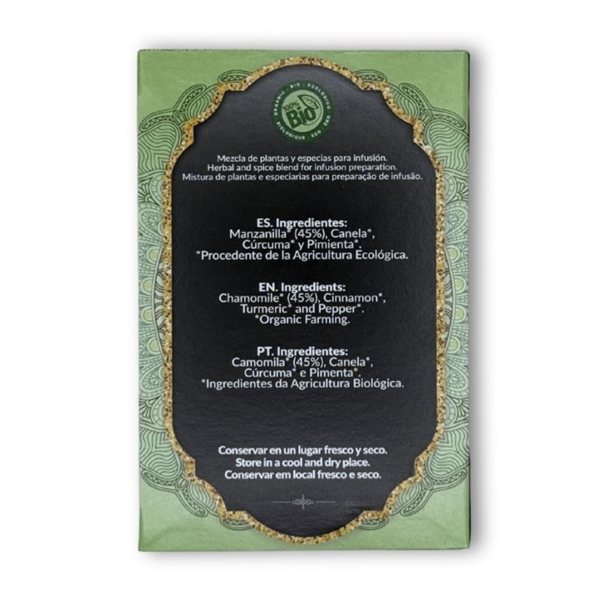 Infusion Bio de Camomille Massala 20 filtres Artemis-trasera