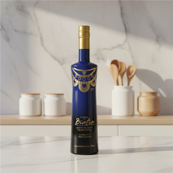 Campos de Biatia La Dama Íbera Picual 500ml-lateral