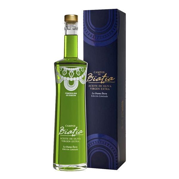 Campos de Biatia La Dama Íbera Picual Verde 500ml-detalle
