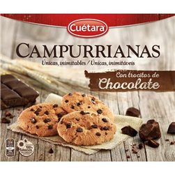 Choco Cuétara Campurrianas 450 g – Crunchy cookies with chocolate chunks