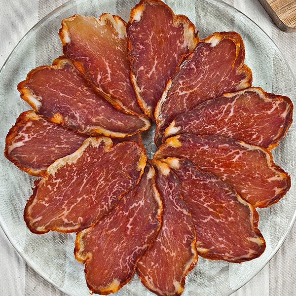 100% Iberian Acorn-fed Loin (black label) from Extremadura-lateral