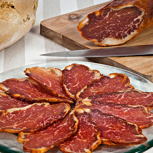 Acorn-fed Iberian Pork Loin 50% (red label)-lateral