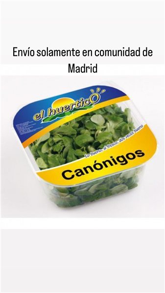 Canónigos (Wir liefern nur in die Gemeinschaft Madrid)-detalle