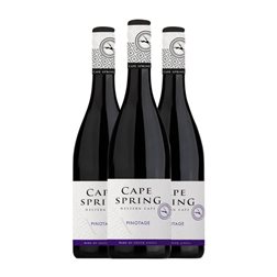 Cape Spring Pinotage 75 cl Vino Tinto (Caja de 3 unidades)