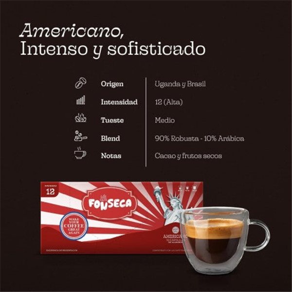 Café Americano Kapseln · Kompatibel mit Nespresso® (10 Stück)-lateral