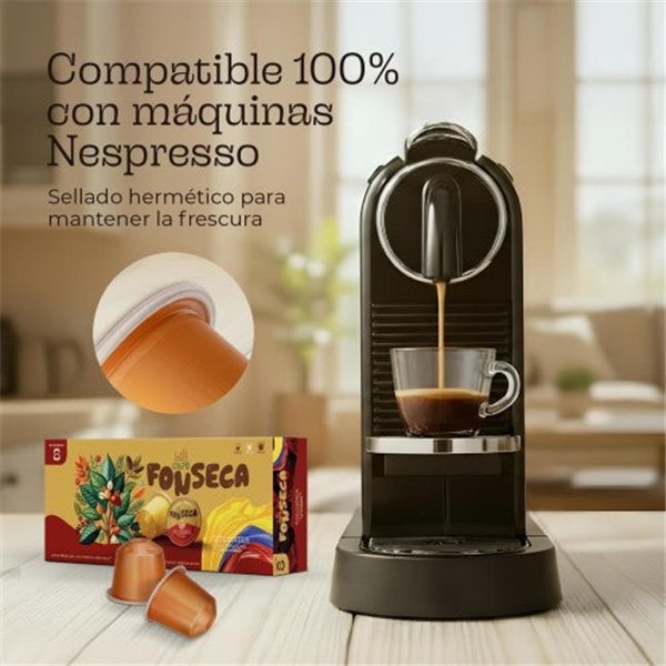 Kapseln Café Kolumbien 100% Arabica · Kompatibel mit Nespresso® (10 Stück)-detalle