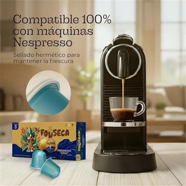 Decaffeinated Coffee Capsules · Compatible with Nespresso® (10 pcs)-lateral