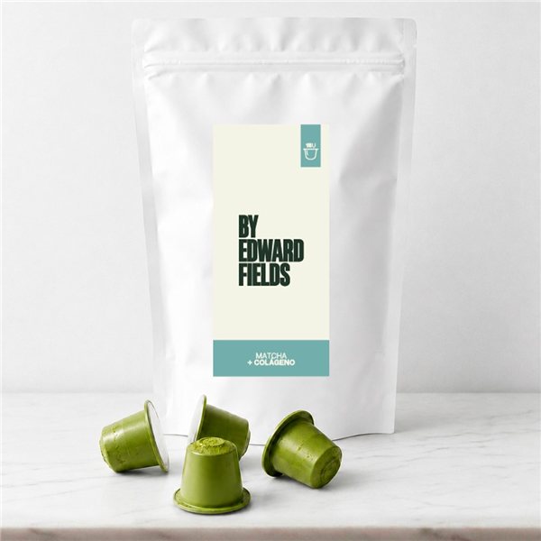 Cápsulas de Matcha con Colágeno para Nespresso-lateral