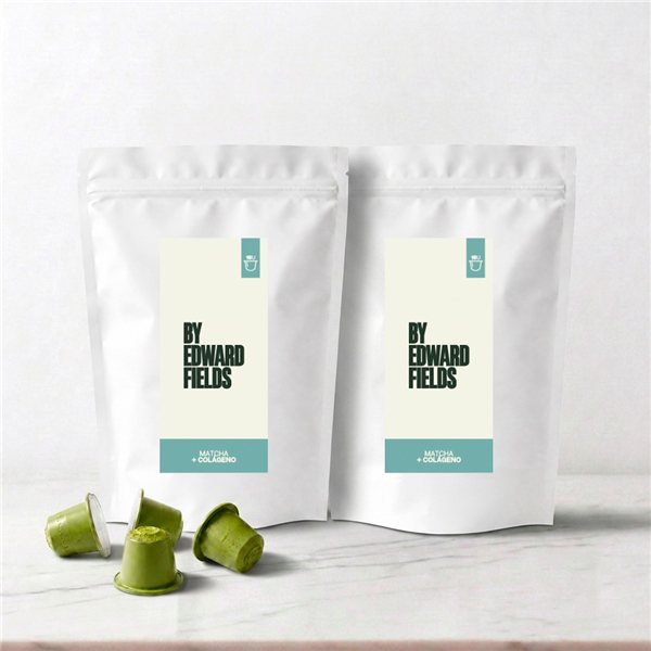 Cápsulas de Matcha con Colágeno para Nespresso-trasera