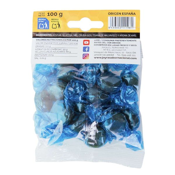 Caramelos con Miel y Malvavisco - 100 gr.-detalle
