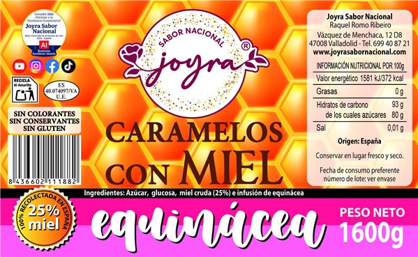 Caramelos de Miel con Equinácea - 1600 gr.-detalle