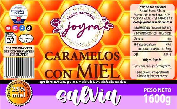 Caramelos de Miel con Salvia - 1600 gr.-detalle