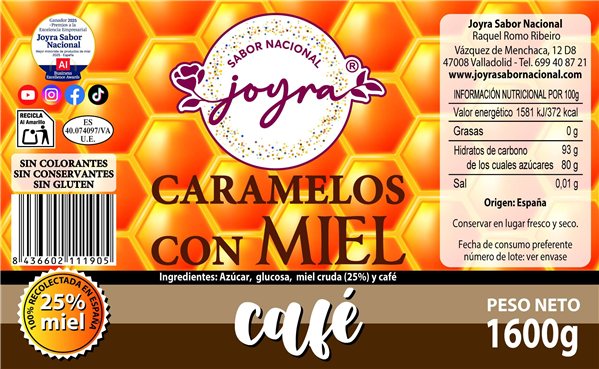 Honey and Coffee Candies - 1600 g.-detalle