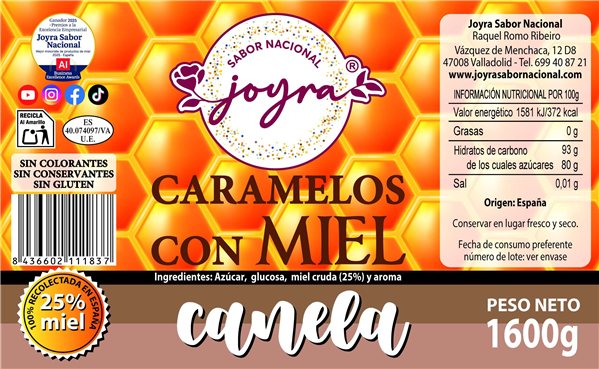 Caramelos de Miel y Canela - 1600 gr.-detalle