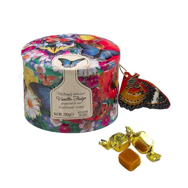 Gardiners of Scotland Vanillekaramellen - Schmetterlinge Dose - 200g