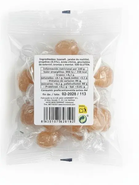 PROPOLIS BONBONS MIT STEVIA 50 g-lateral