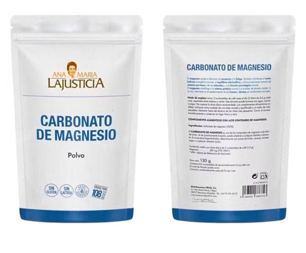 Magnesiumcarbonat 130 g Doypack-detalle
