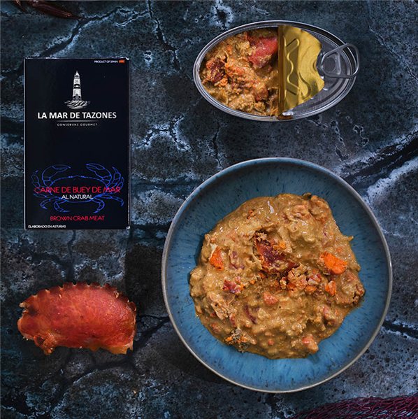 Viande de Crabe de Mer Naturelle, La Mar de Tazones-izquierda