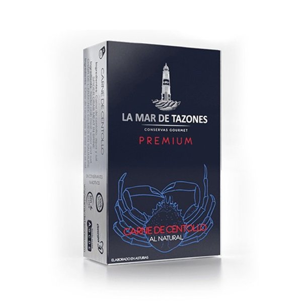 Carne de Centollo al natural premium, La Mar de Tazones-lateral