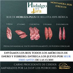 Carne de cerdo de bellota 100% ibérica con DOP Los Pedroches