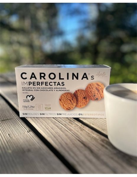 IMPERFECT CAROLINAS. 0% Sugar Integral Cookie. Vegan-detalle