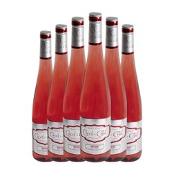 Carril de Cotos Tempranillo Medium Sweet — Semidulce Vino de la Tierra de Castilla 75 cl Vino Rosado (Caja de 6 unidades)