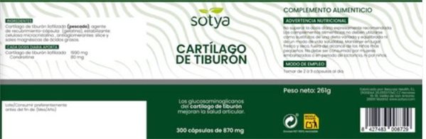Hai-Knorpel 300 Kapseln 870 mg-lateral