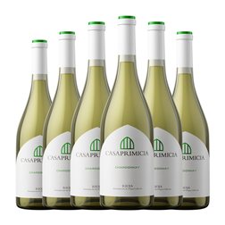Casa Primicia Chardonnay Seco Rioja 75 cl Vino Blanco (Caja de 6 unidades)