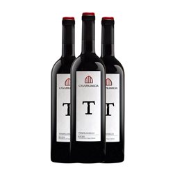 Casa Primicia T Tempranillo Seco Rioja 75 cl Vegano Vino Tinto (Caja de 3 unidades)