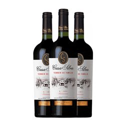 Casa Silva Carmenère Valle de Colchagua Reserva 75 cl Vino Tinto (Caja de 3 unidades)