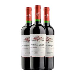 Casas del Bosque Cabernet Sauvignon Valle de Rapel Reserva 75 cl Vino Tinto (Caja de 3 unidades)