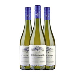 Casas del Bosque Chardonnay Valle de Casablanca Reserva 75 cl Vino Blanco (Caja de 3 unidades)