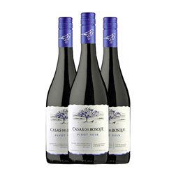 Casas del Bosque Pinot Negro Valle de Casablanca Reserva 75 cl Vino Tinto (Caja de 3 unidades)