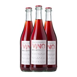 Cascina degli Ulivi Bellotti Rosa Merlot Piedmont Joven Eco — Ecológico 75 cl Vino Rosado (Caja de 3 unidades)