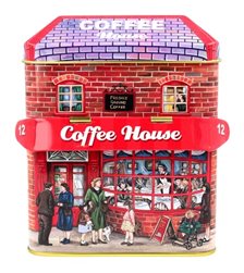 Little coffee shop with chocolates